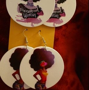 lightweight wood earrings